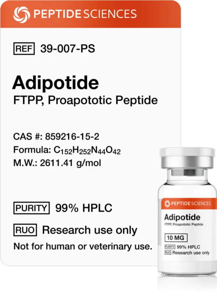 Adipotide (FTPP) — frasco para pesquisa