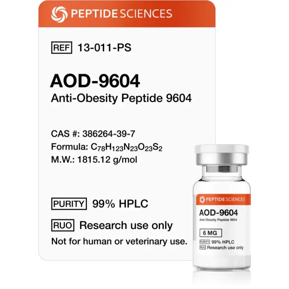 AOD-9604 — frasco para pesquisa