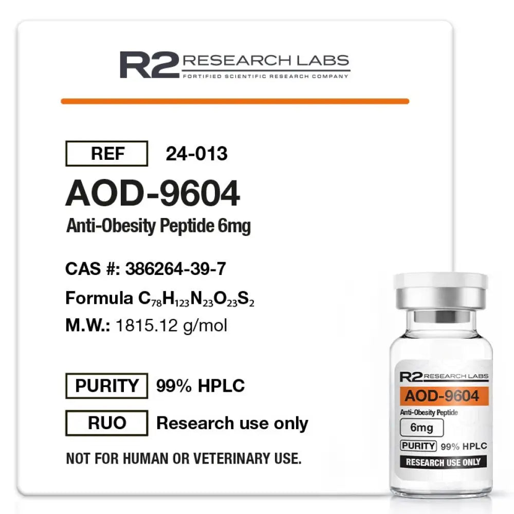 AOD-9604 — frasco para pesquisa