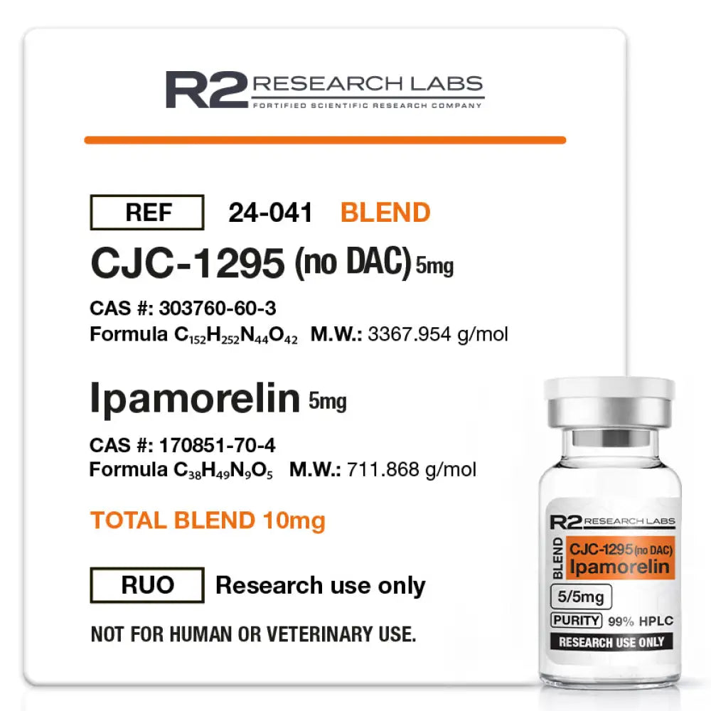 CJC-1295 + Ipamorelin Blend — frasco para pesquisa