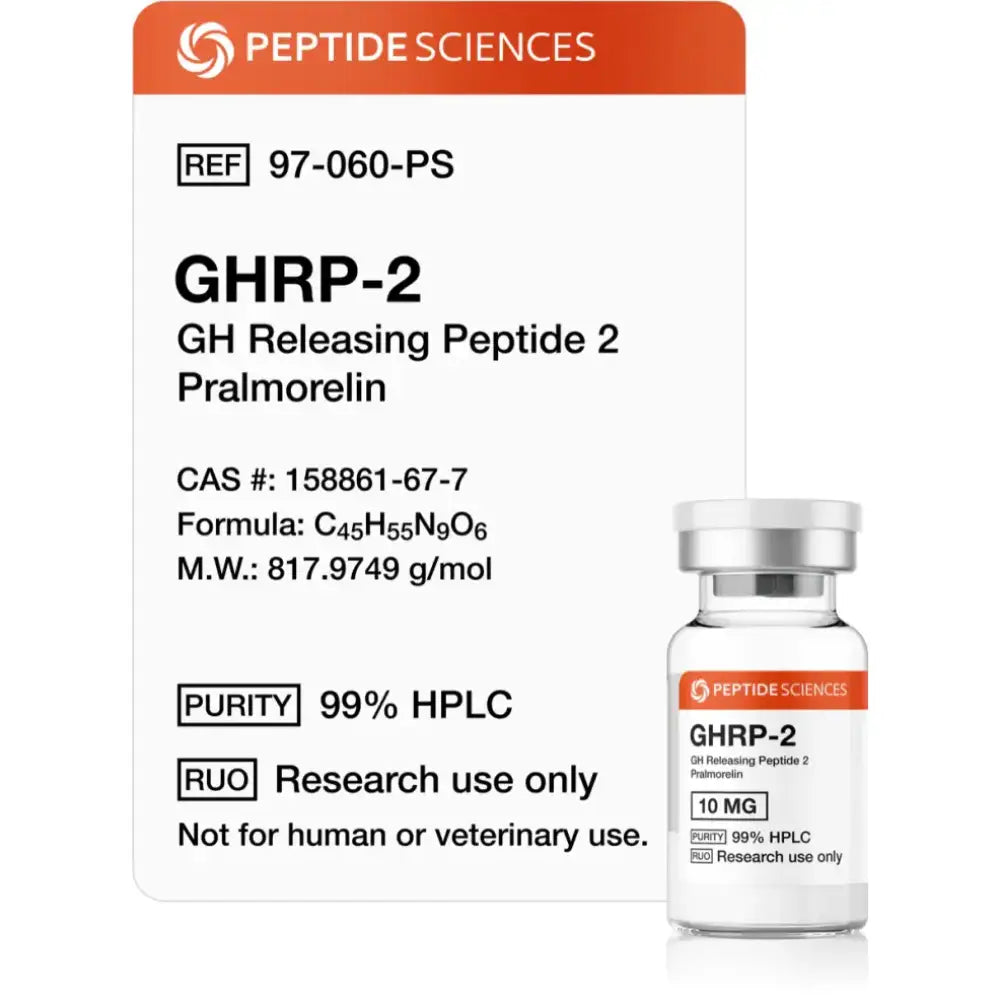 GHRP-2 — frasco para pesquisa