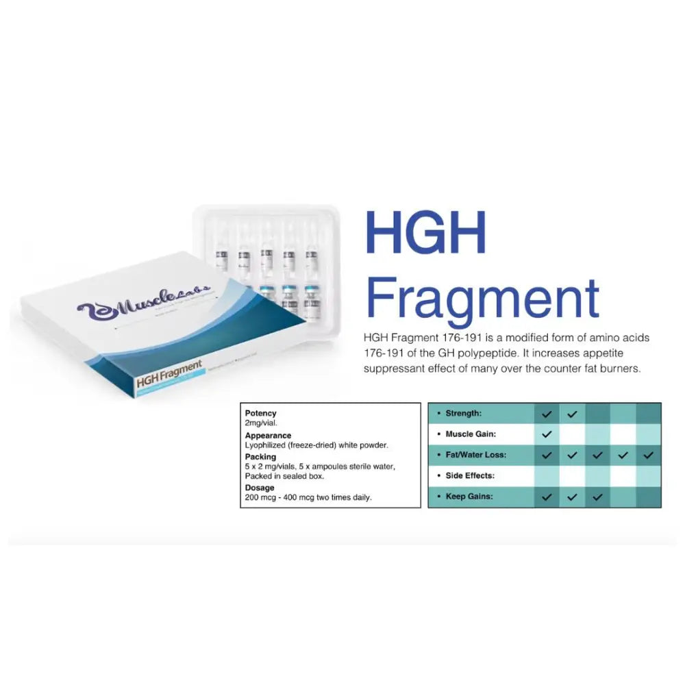 HGH Fragment 176-191 — frasco para pesquisa