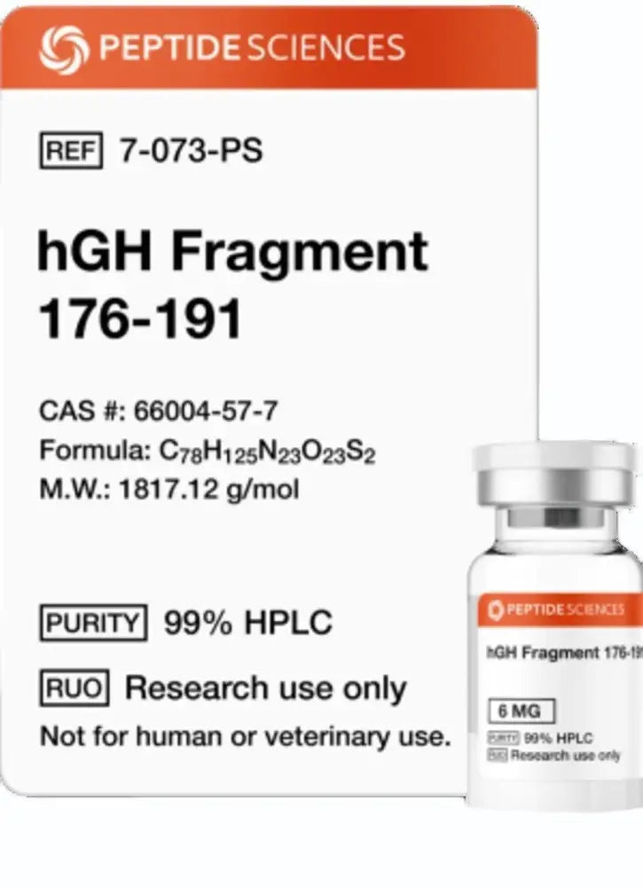 HGH Fragment 176-191 — frasco para pesquisa