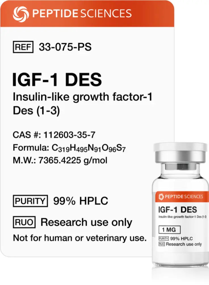 IGF-1 DES — frasco para pesquisa