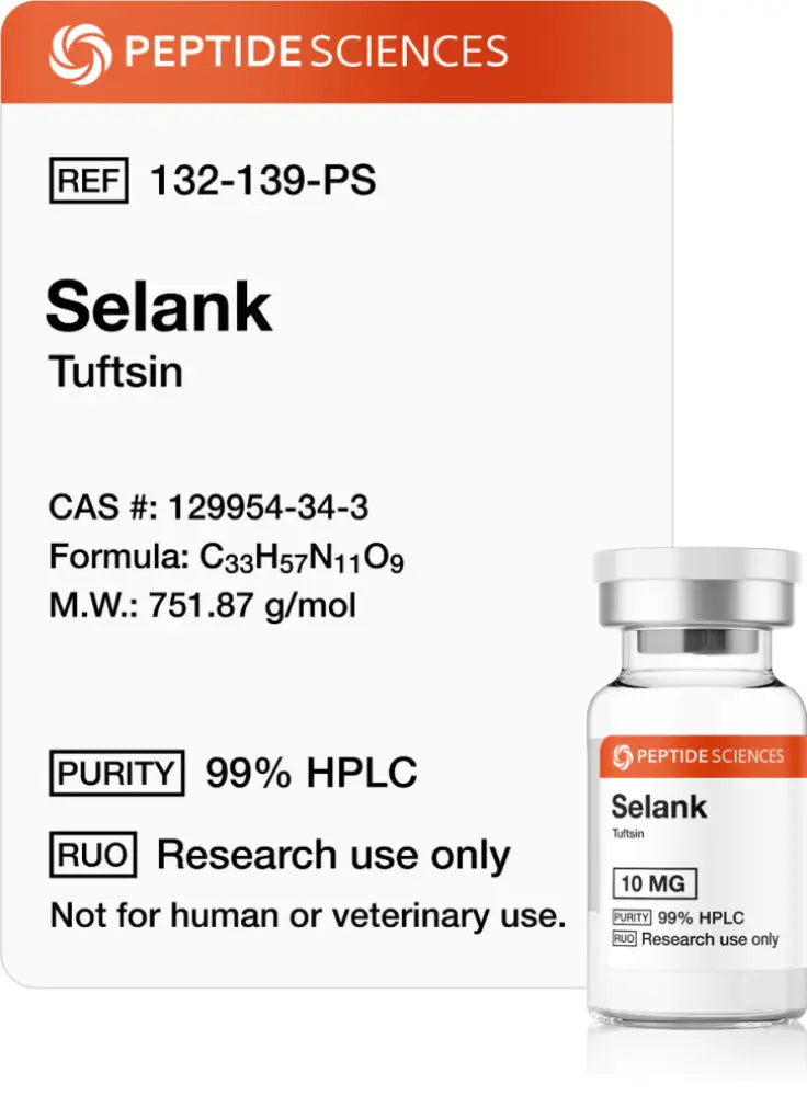Selank — frasco para pesquisa