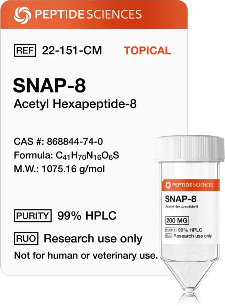 SNAP-8 — frasco para pesquisa