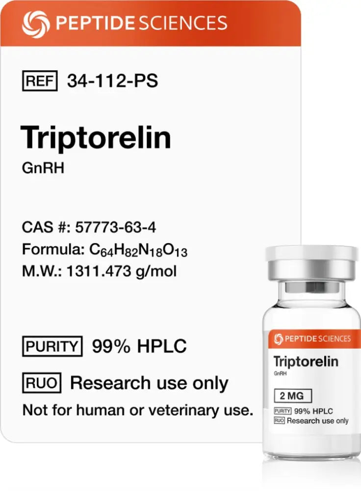 Triptorelin — frasco para pesquisa