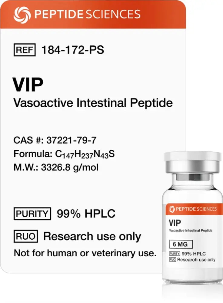 VIP — frasco para pesquisa